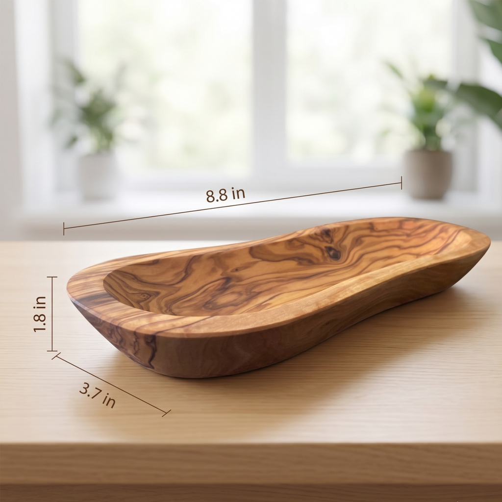 Mediterranean Olive Wood Multi-Purpose Bowl.